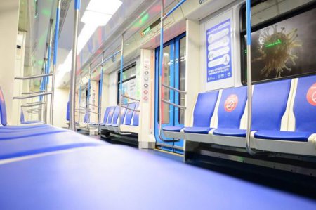  Bakı metrosunda iki yeni qatar xəttə buraxıldı - YENİLƏNİB + FOTO