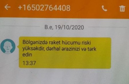  Xəbərdarlıq: Vətəndaşlarımıza mesaj vasitəsilə saxta çağırışlar edilir - FOTO