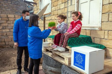 Heydər Əliyev Fondu aztəminatlı ailələrə bayram sovqatları göndərdi - FOTO