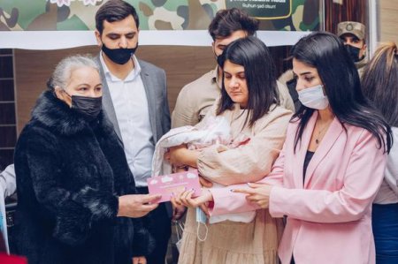 Şəhidimizin yeni doğulan övladı Nadia üçün hesab açılacaq - FOTO