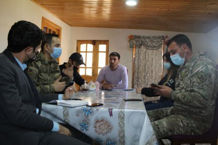 Sumqayıt və Biləsuvarda Vətən müharibəsi qaziləri ziyarət olunub - FOTO