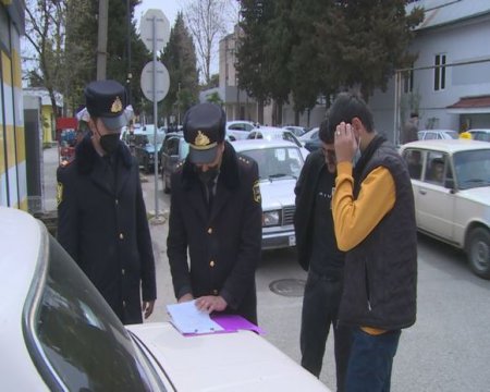 Lənkəranda polis reyd keçirdi: Sürücü və sərnişinlərə xəbərdarlıq edilib - FOTO