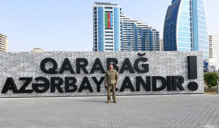 İlham Əliyev Bakıda Hərbi Qənimətlər Parkının açılışında iştirak etdi - YENİLƏNİB + FOTO