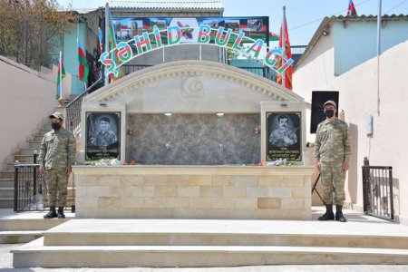 Abşeronda şəhid baba və nəvənin xatirəsinə bulaq istifadəyə verildi - FOTO