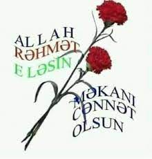 Allah rəhmət eləsin