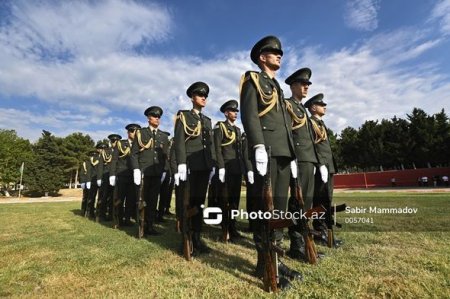 Heydər Əliyev adına Hərbi İnstitutda növbəti buraxılış mərasimi keçirilib - FOTO