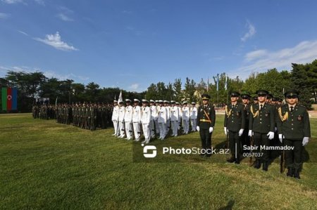 Heydər Əliyev adına Hərbi İnstitutda növbəti buraxılış mərasimi keçirilib - FOTO