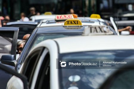 Taksilər üçün yeni zolaqlar yaradılır? - FOTO