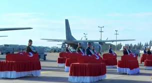 Hərbi yük təyyarəsində həlak olan türkiyəli hərbçilərlə vida mərasimi keçirilir