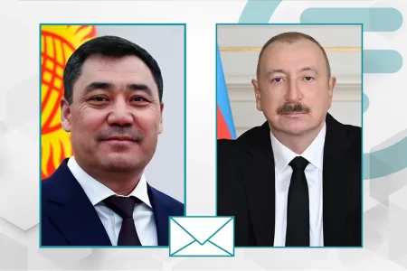 Sadır Japarov İlham Əliyevə təbrik məktubu göndərdi