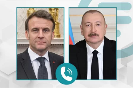 Emmanuel Makron İlham Əliyevə zəng vurub