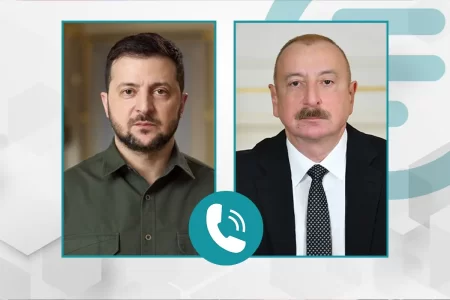Volodimir Zelenski İlham Əliyevə zəng edib